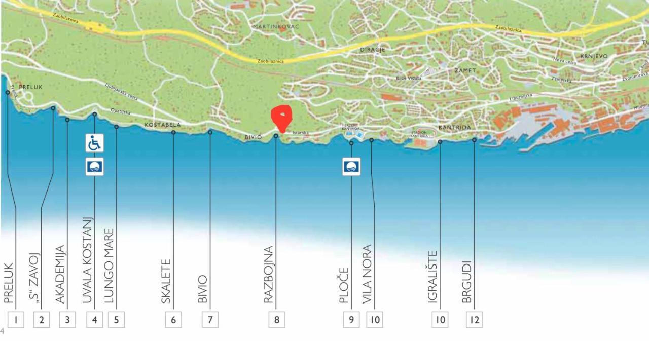 Apartment Bivio Rijeka Zewnętrze zdjęcie